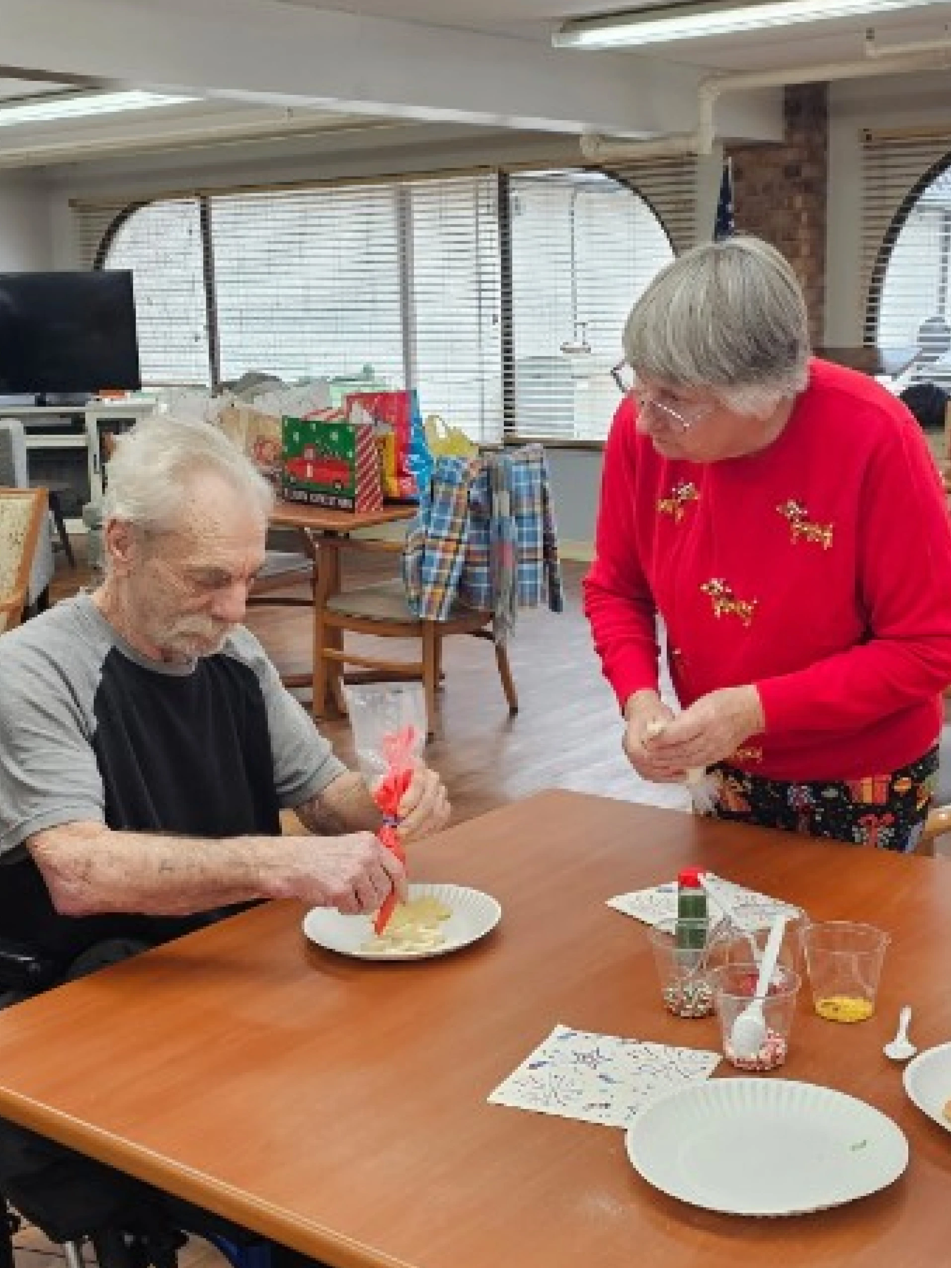 ironing the quilt squares